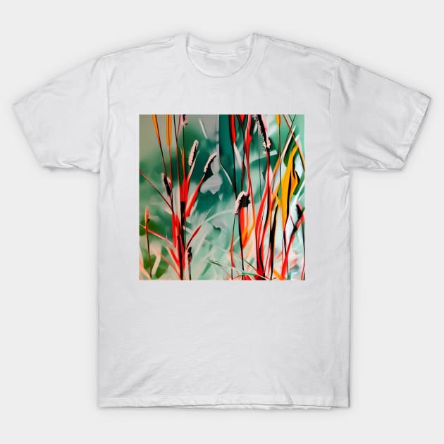 Wild Grass in Late Summer T-Shirt by DANAROPER